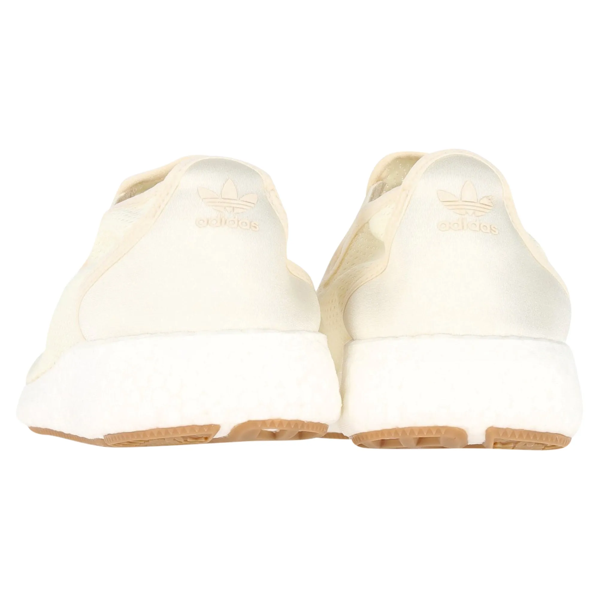 Adidas Originals Human Made Pure Logo-Appliqud Mesh Slip-On Sneakers in White Synthetic