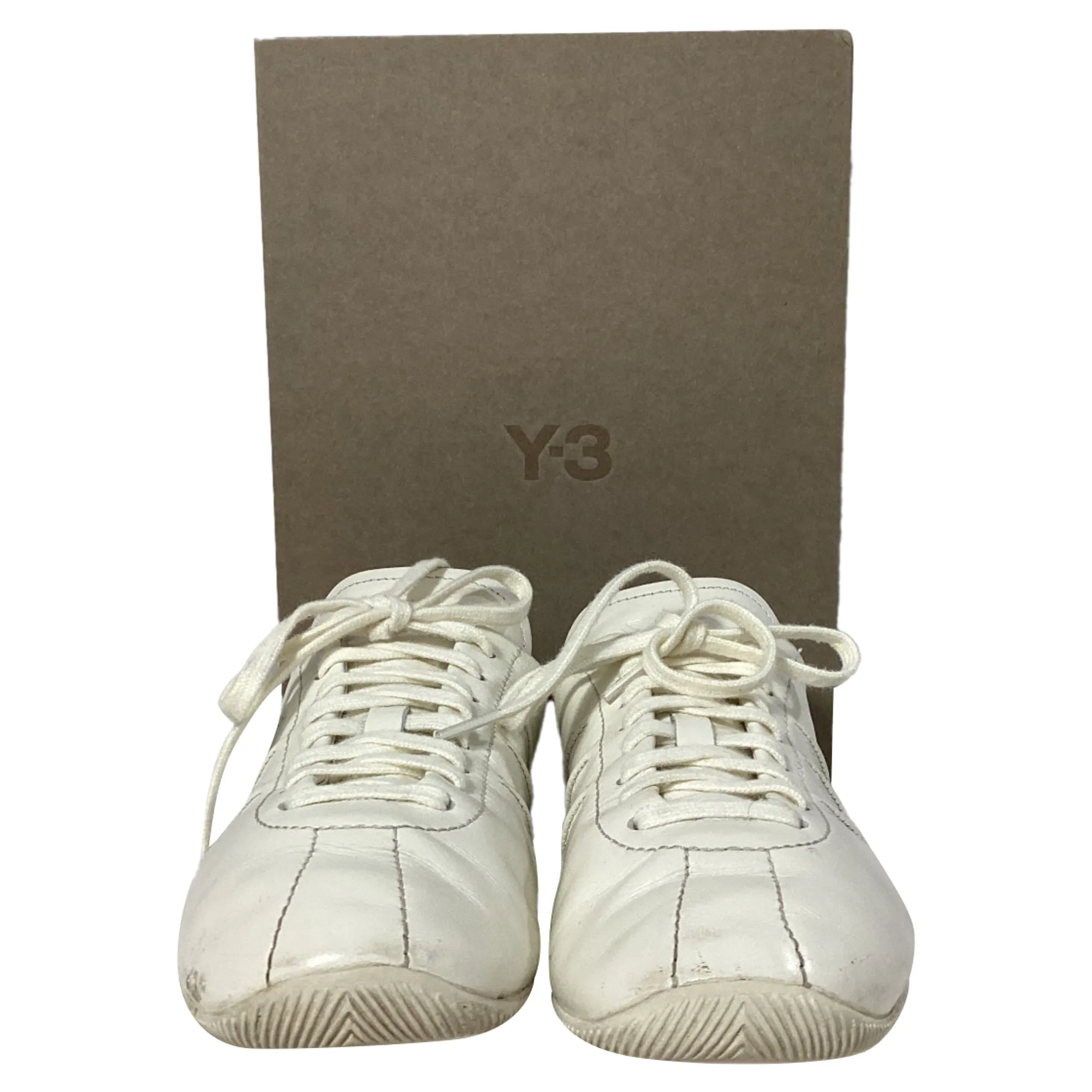 Adidas x Y-3 Japan Sneakers in White Leather