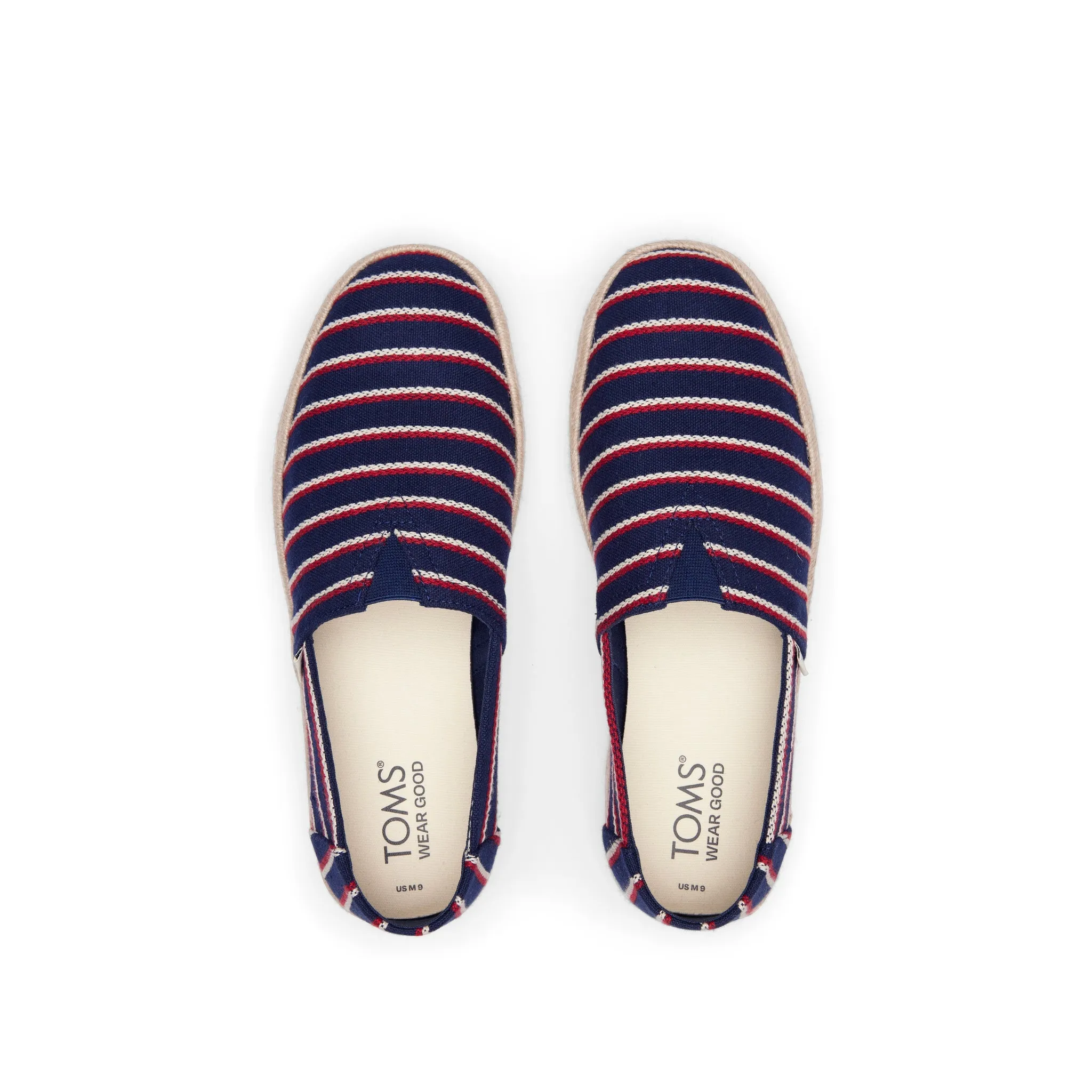 Alpargata Navy Woven Stripes Rope 2.0 Espadrille
