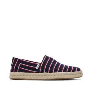 Alpargata Navy Woven Stripes Rope 2.0 Espadrille