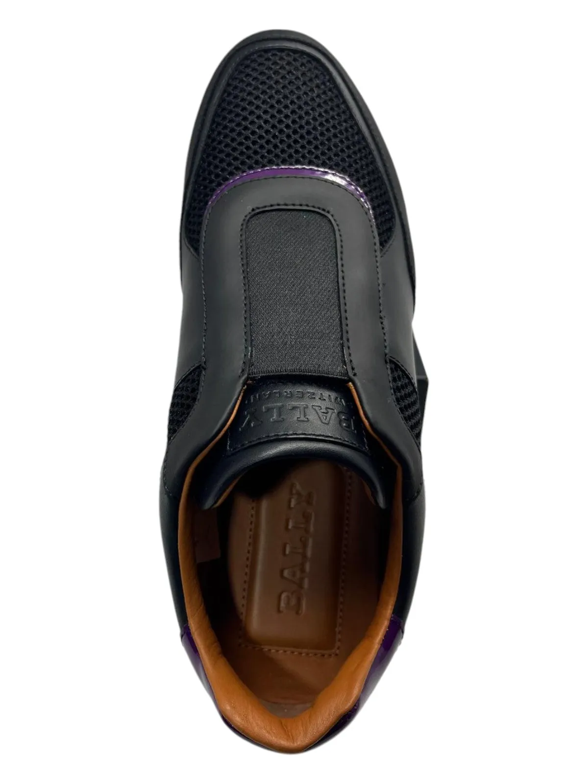 Bally Asmund 6217402 Men's Black Leather/Fabric Sneakers