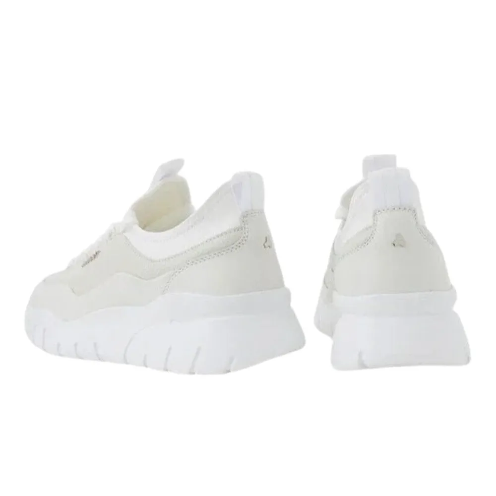 Bally Bikki 6234205 Men's White Lamb Plain Leather Sneakers US 12