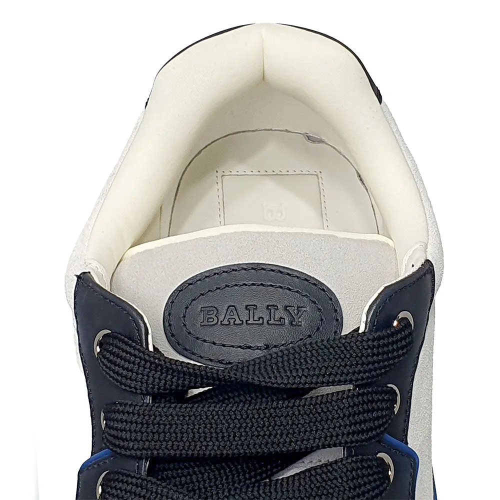 Bally Kiro 6303812 Men's Black & White Calf Leather Sneakers