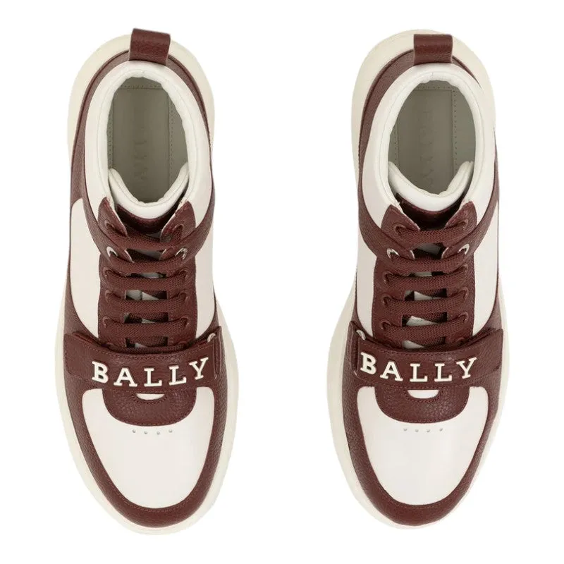 Bally Merryk 6301867 Men's Heritage Red/White Leather Sneakers