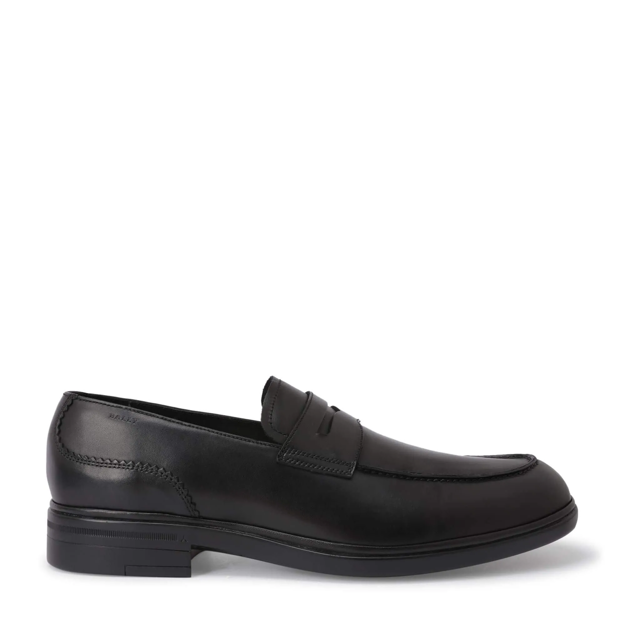 Bally Neffer Men's 6231383 Black Leather Loafers