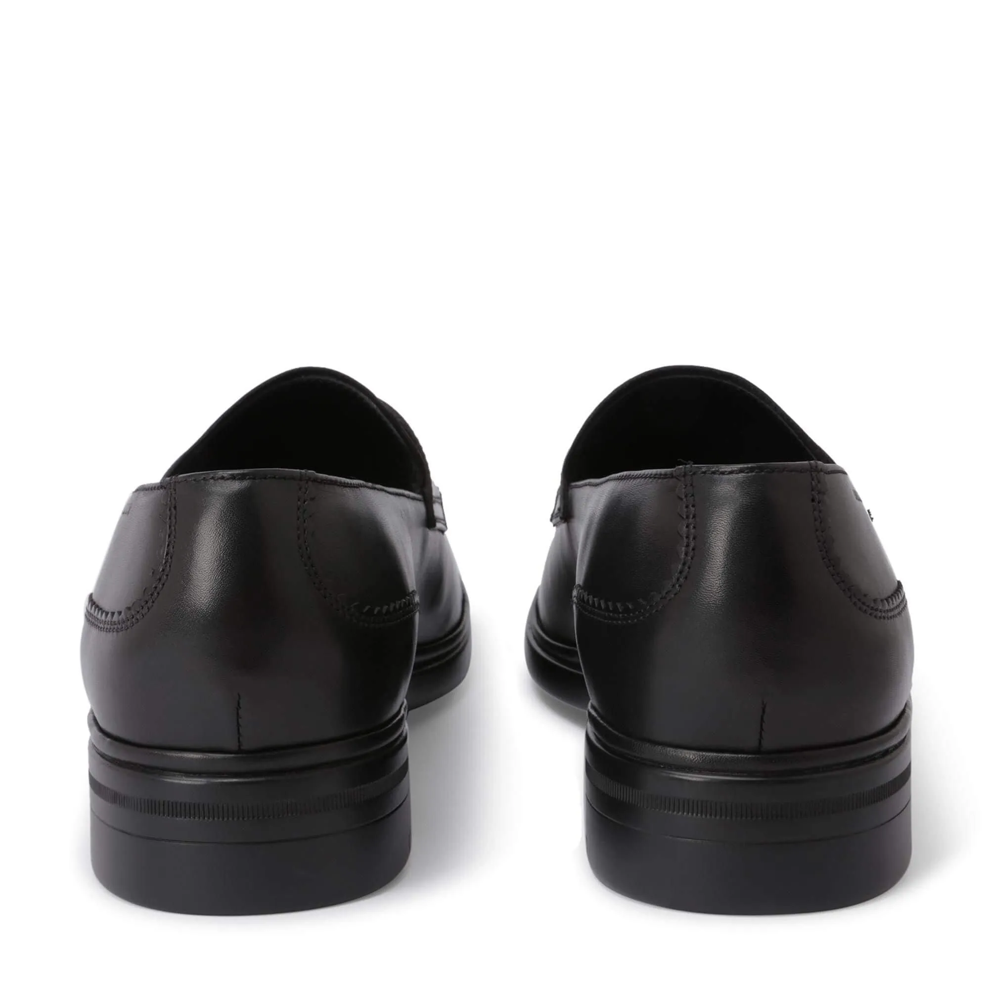 Bally Neffer Men's 6231383 Black Leather Loafers