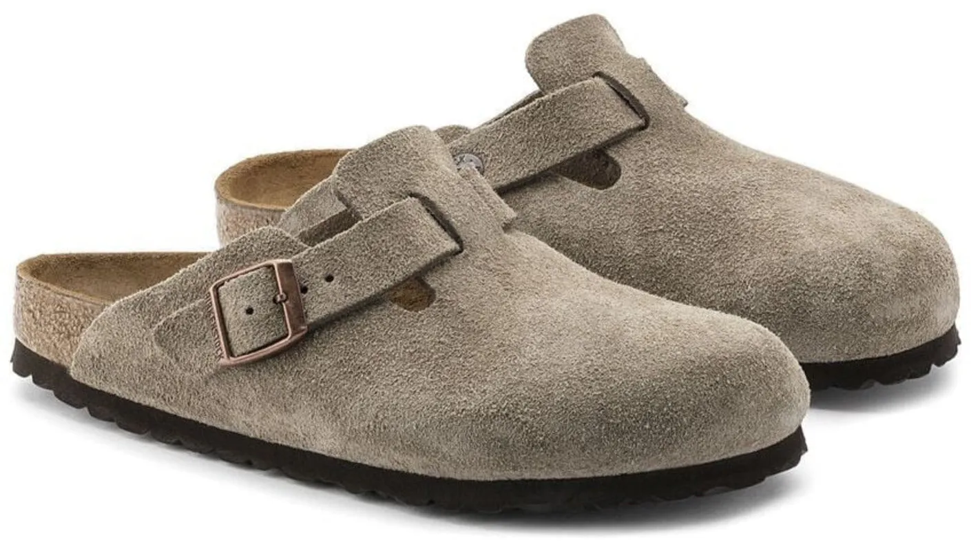 Birkenstock Boston BS Suede Taupe