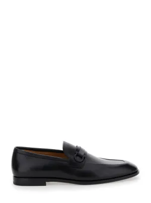Black Florio Smooth Leather Loafer
