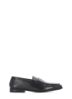 Black Leather Loafers