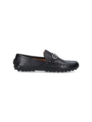 Black Leather Loafers