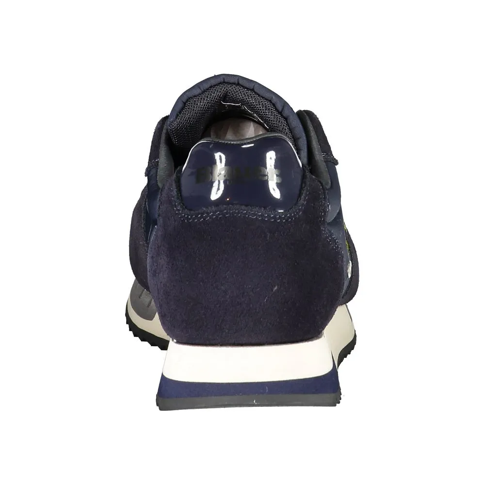 Blauer Contrast Lace-Up Sports Sneakers in Men's