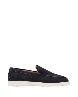 Blue Suede Loafers