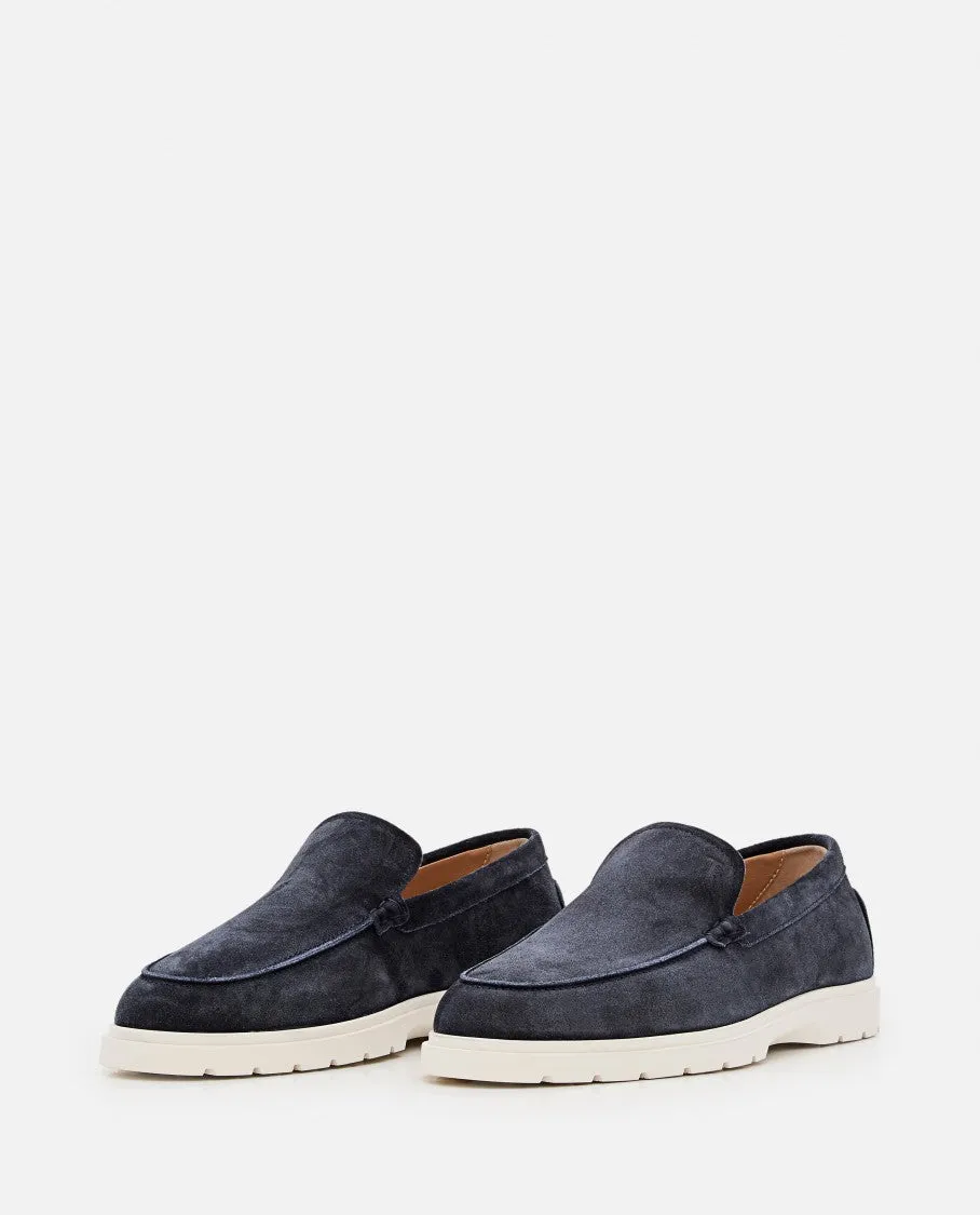 Blue Suede Loafers