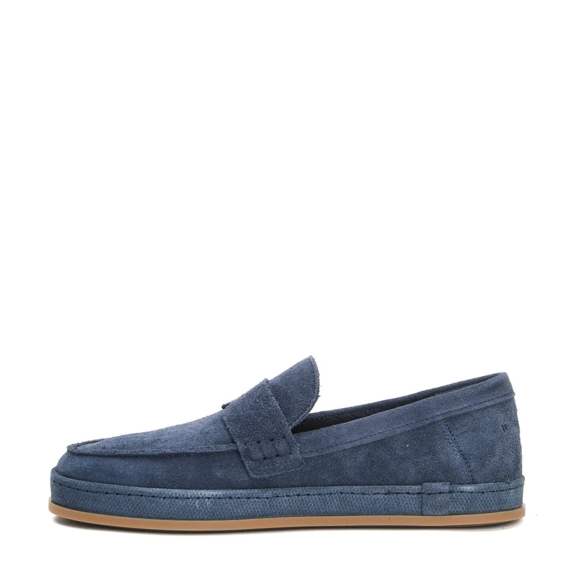 Blue Suede Slip-On