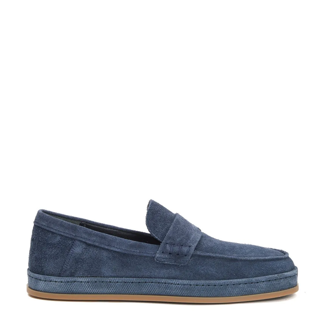 Blue Suede Slip-On