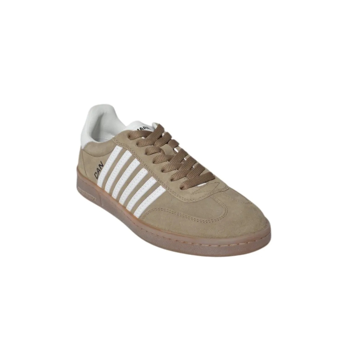 Brown Suede Boxer Sneakers