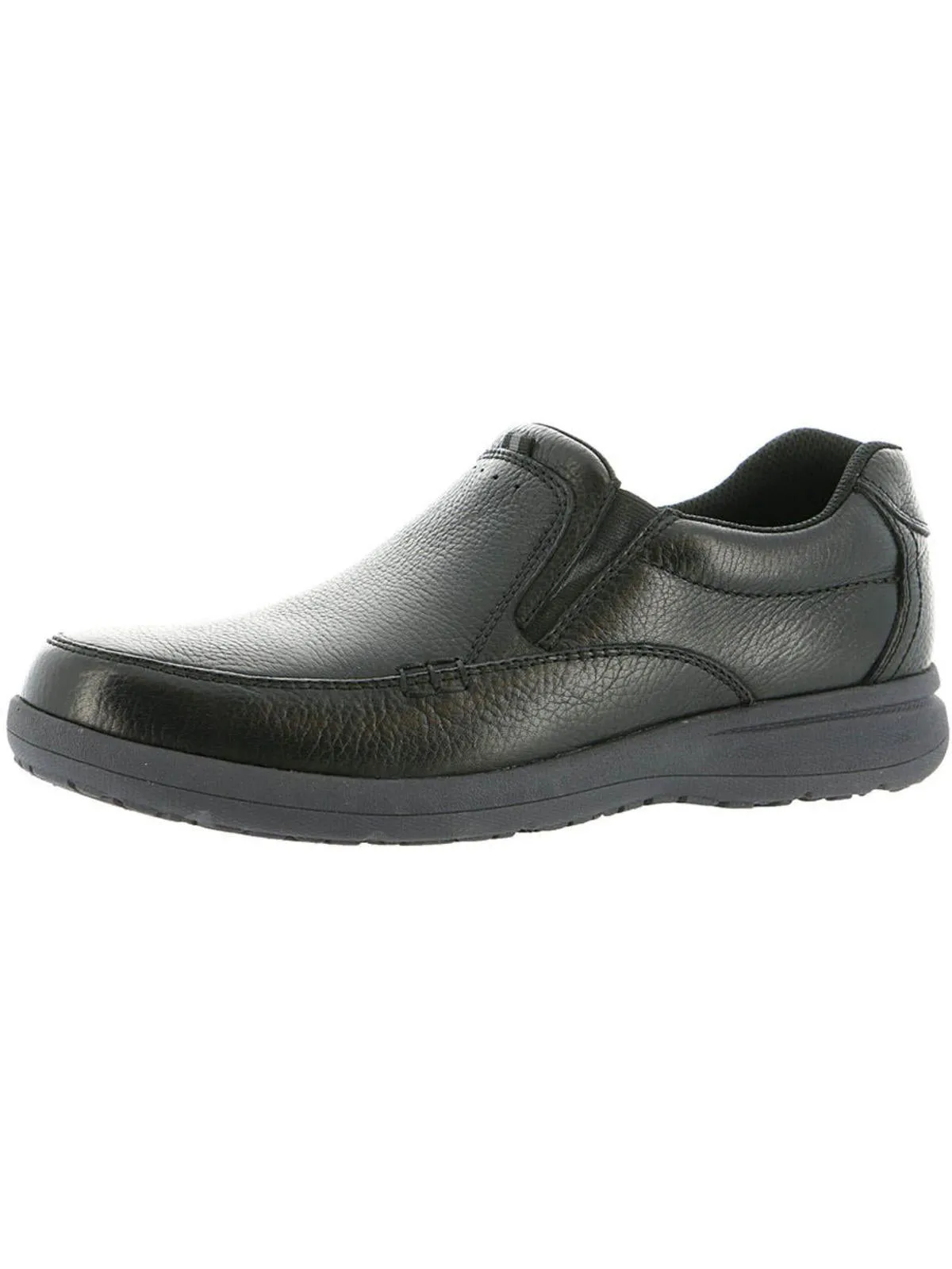 Cam Mens Leather Lightweight Slip-On Shoes