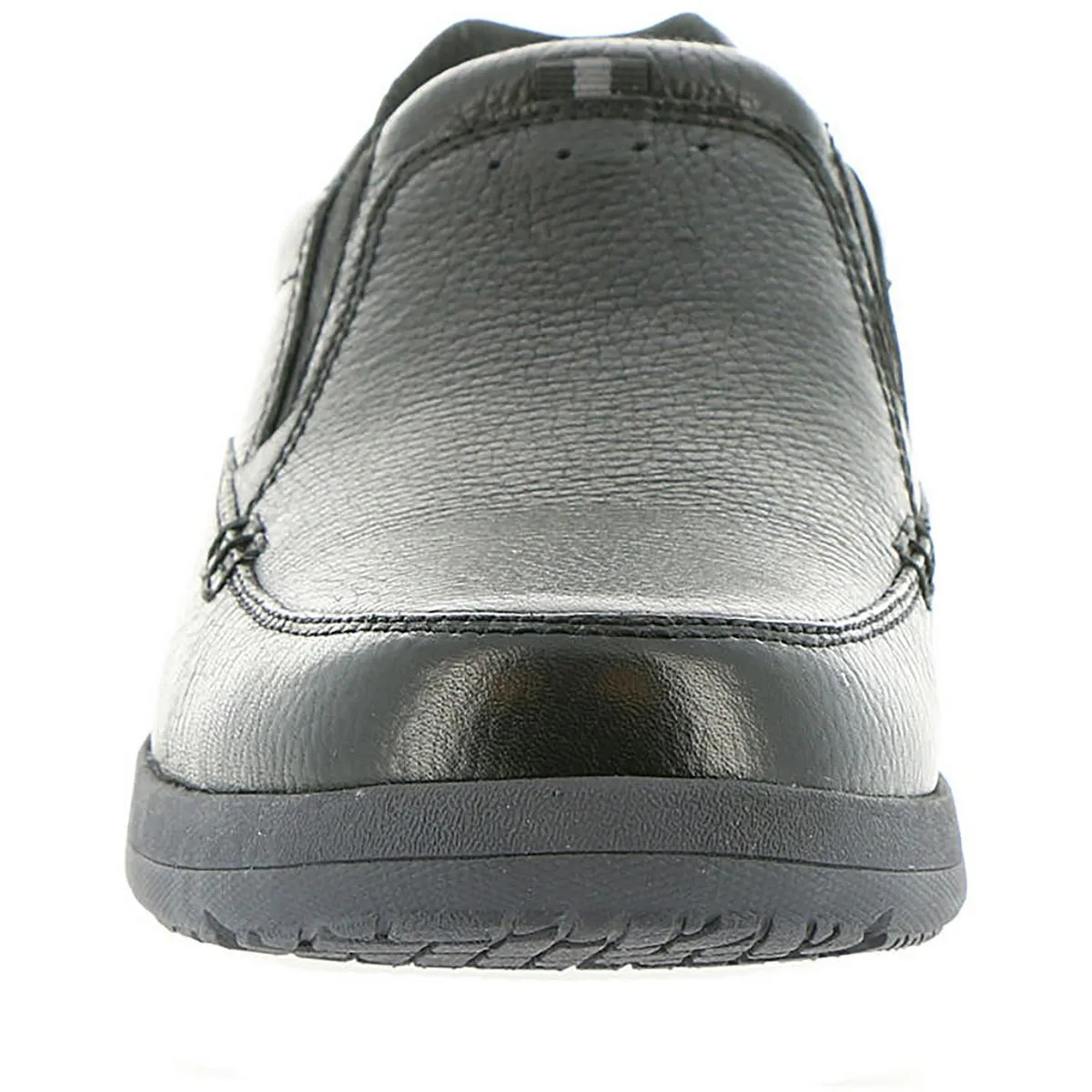 Cam Mens Leather Lightweight Slip-On Shoes