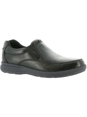 Cam Mens Leather Lightweight Slip-On Shoes