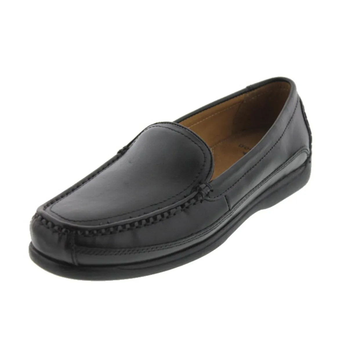 Catalina Mens Leather Solid Slip On Shoes
