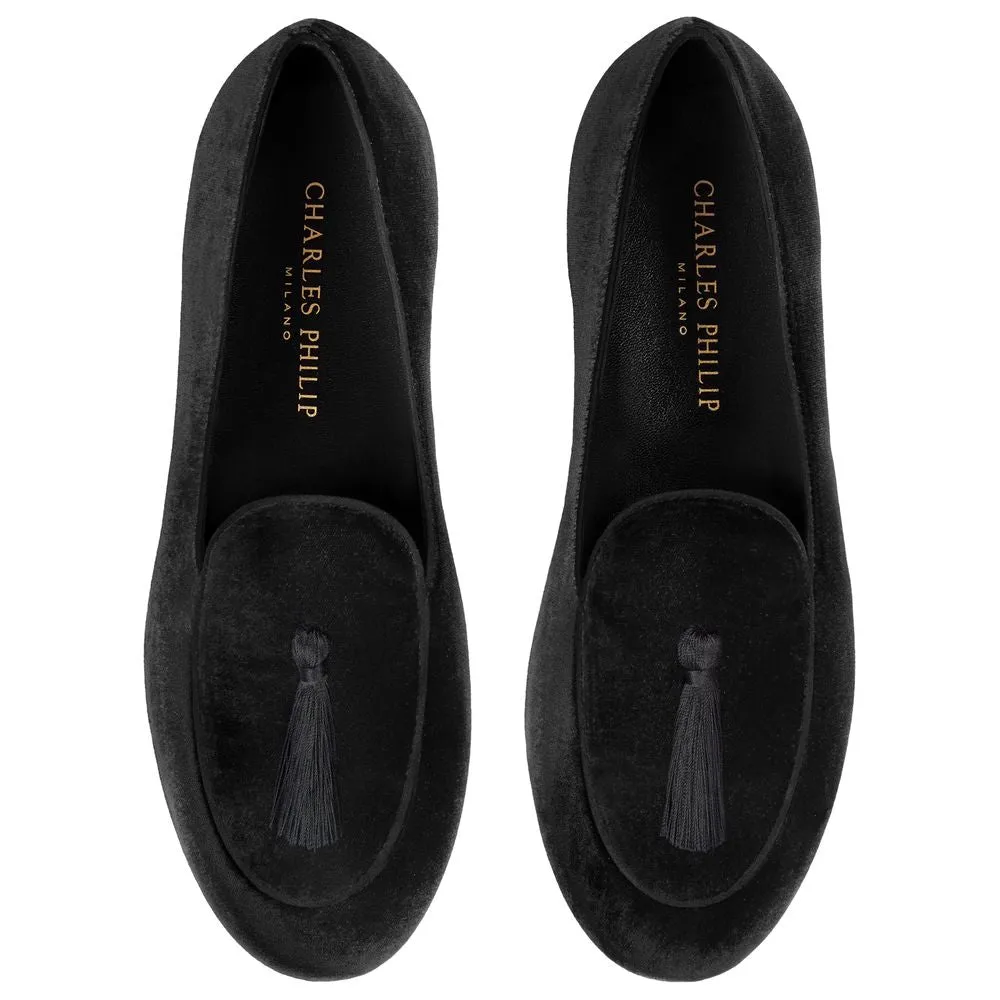 Charles Philip Velvet Men's Loafer