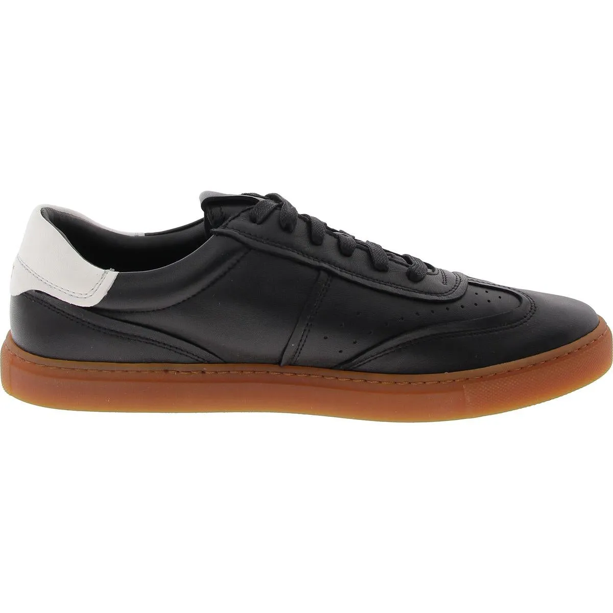 Charlie Mens Leather Lace Up Casual And Fashion Sneakers