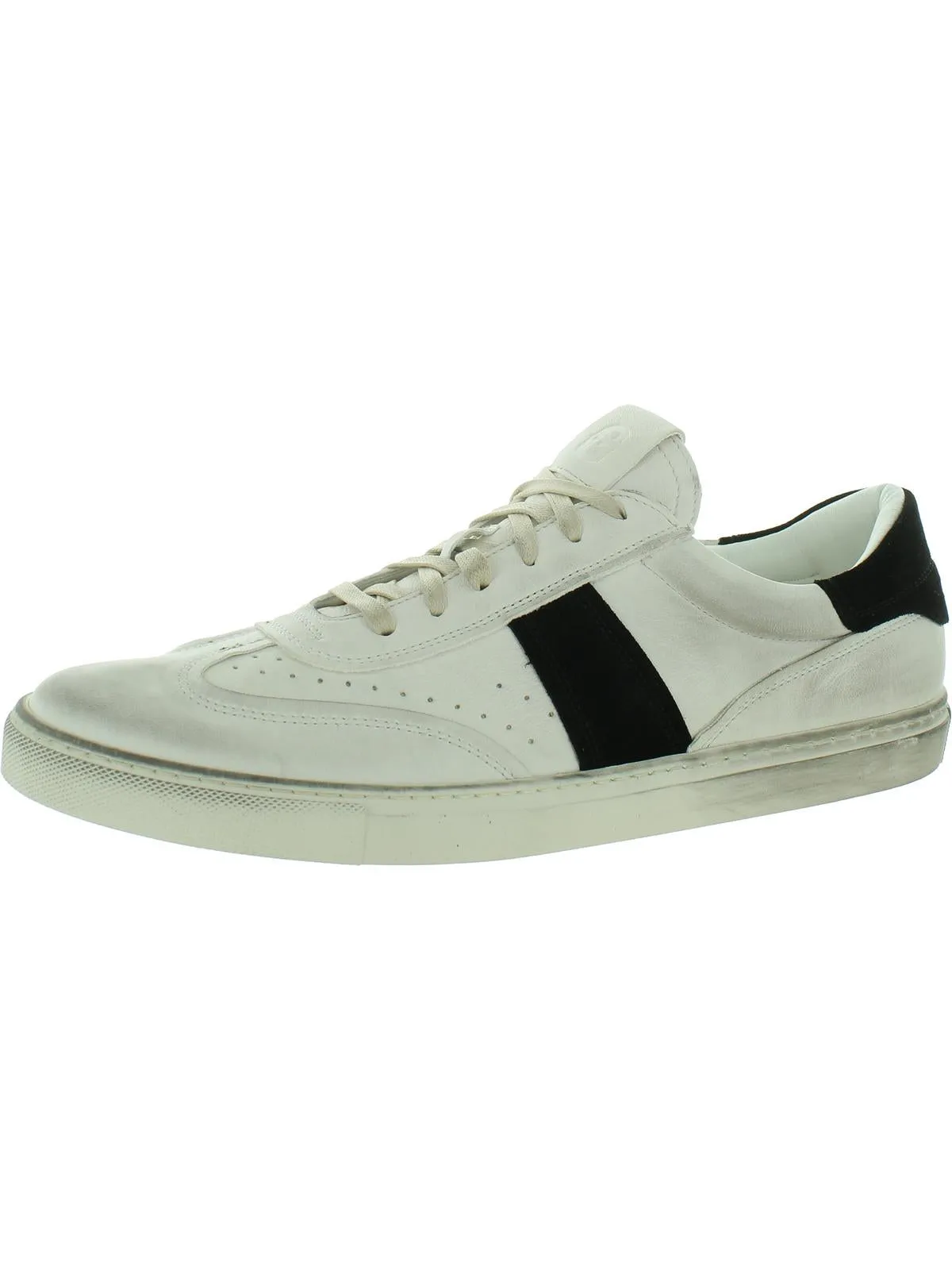 Charlie Mens Leather Lace Up Casual And Fashion Sneakers