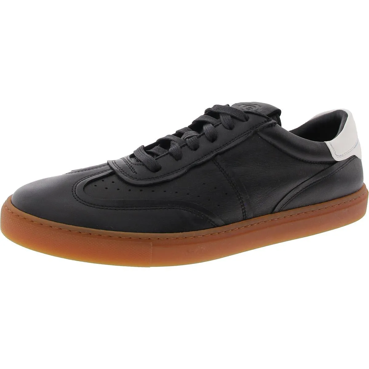 Charlie Mens Leather Lace Up Casual And Fashion Sneakers