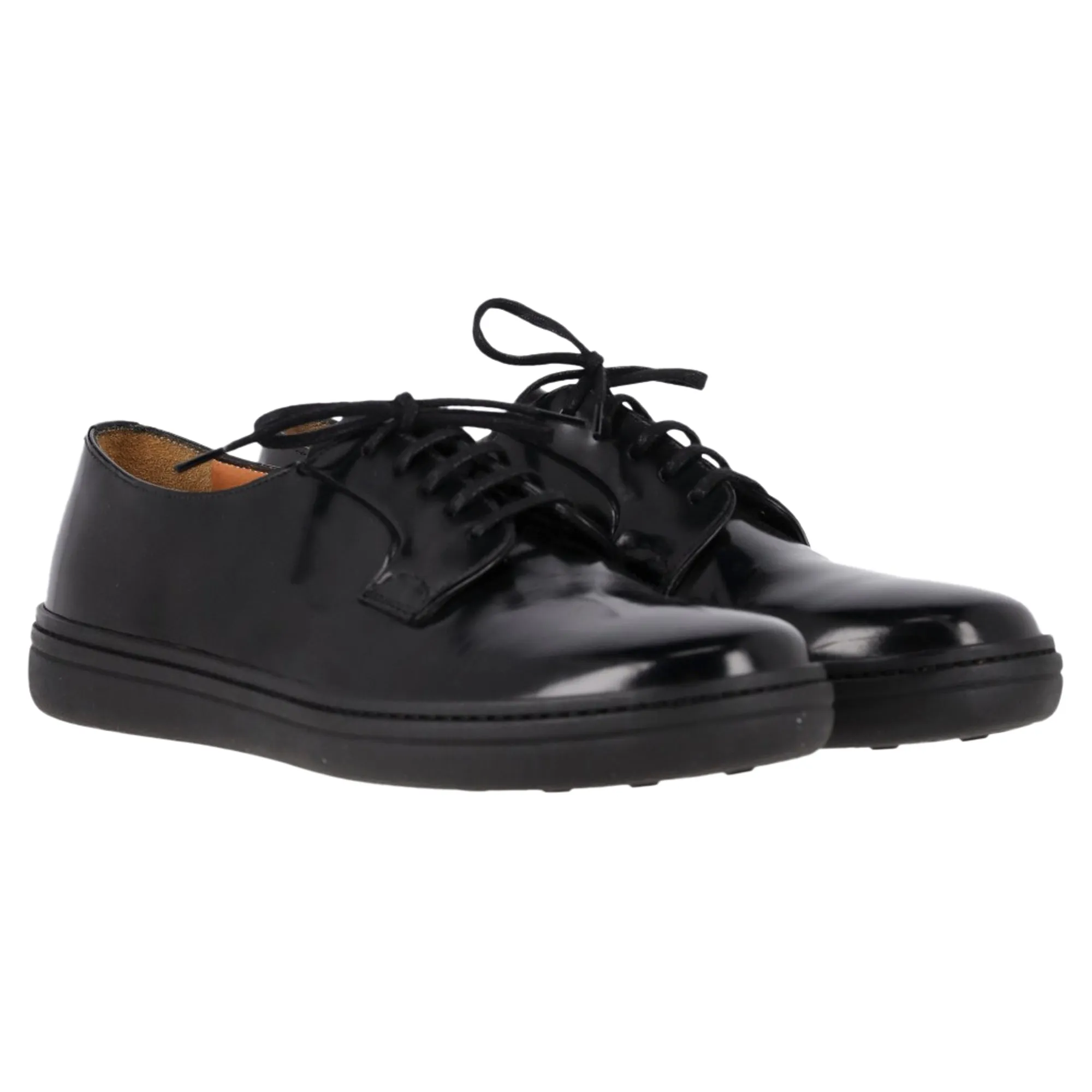 Church's Padfield Polished Derby Shoes in Black Leather