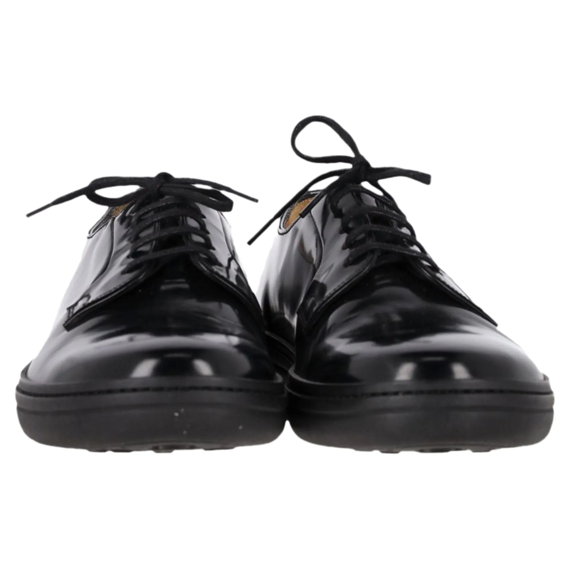Church's Padfield Polished Derby Shoes in Black Leather