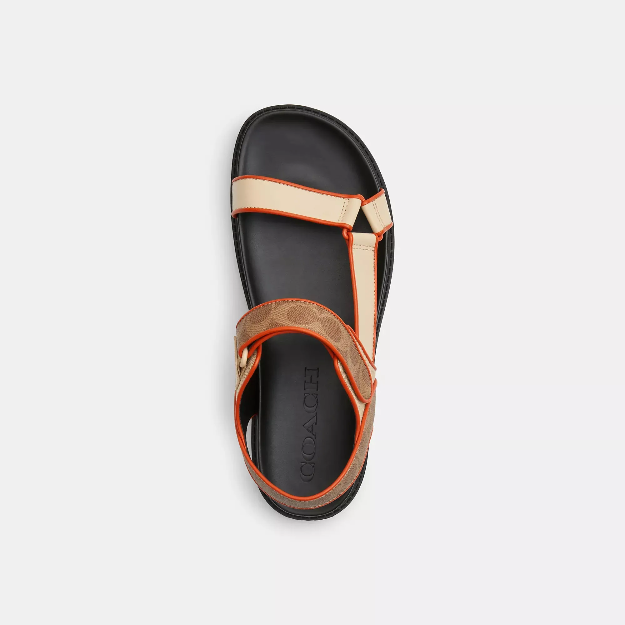 Coach Outlet Sport Sandal In Signature Canvas