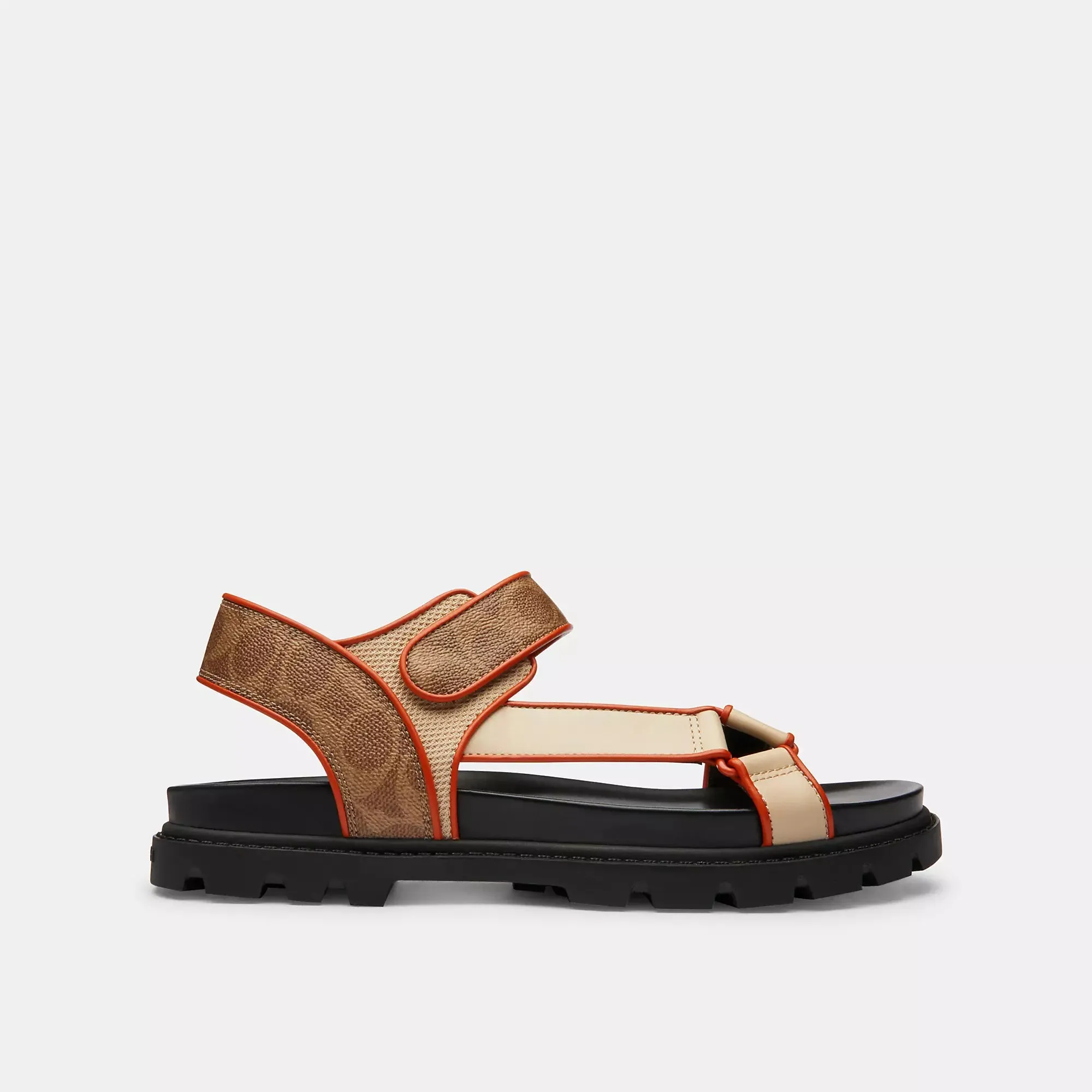 Coach Outlet Sport Sandal In Signature Canvas