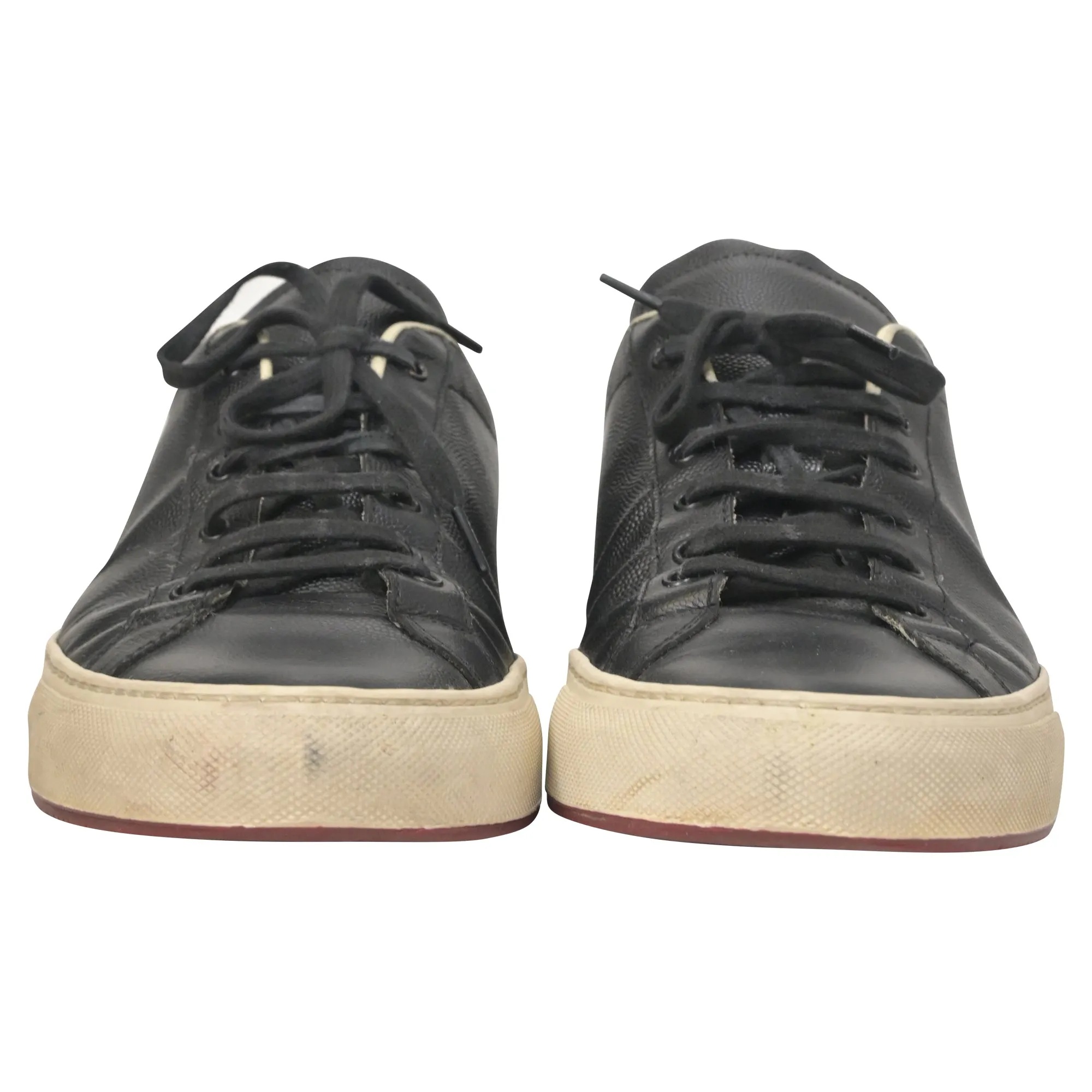 Common Projects Original Achilles Sneakers in Black Leather