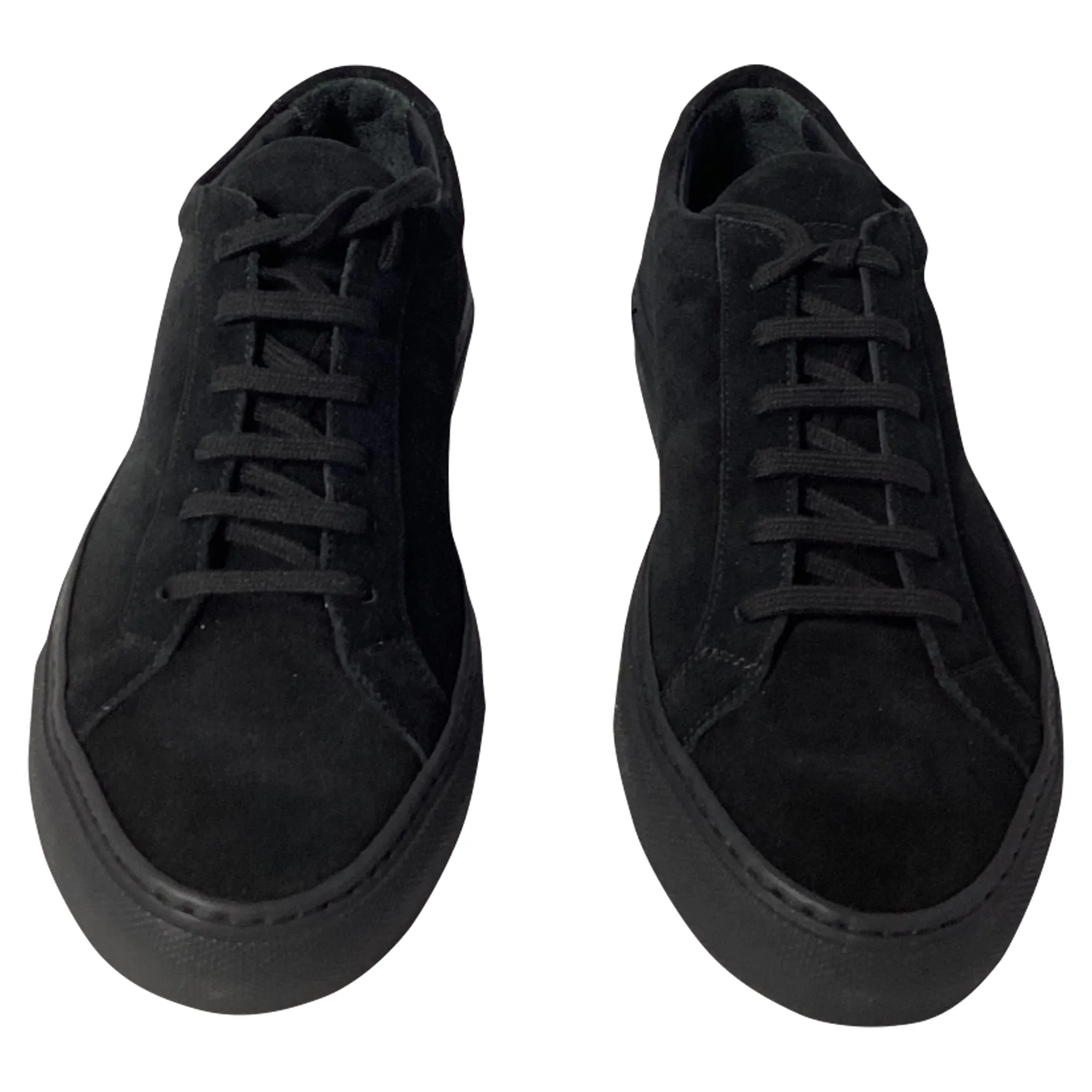 Common Projects Original Achilles Sneakers in Black Suede