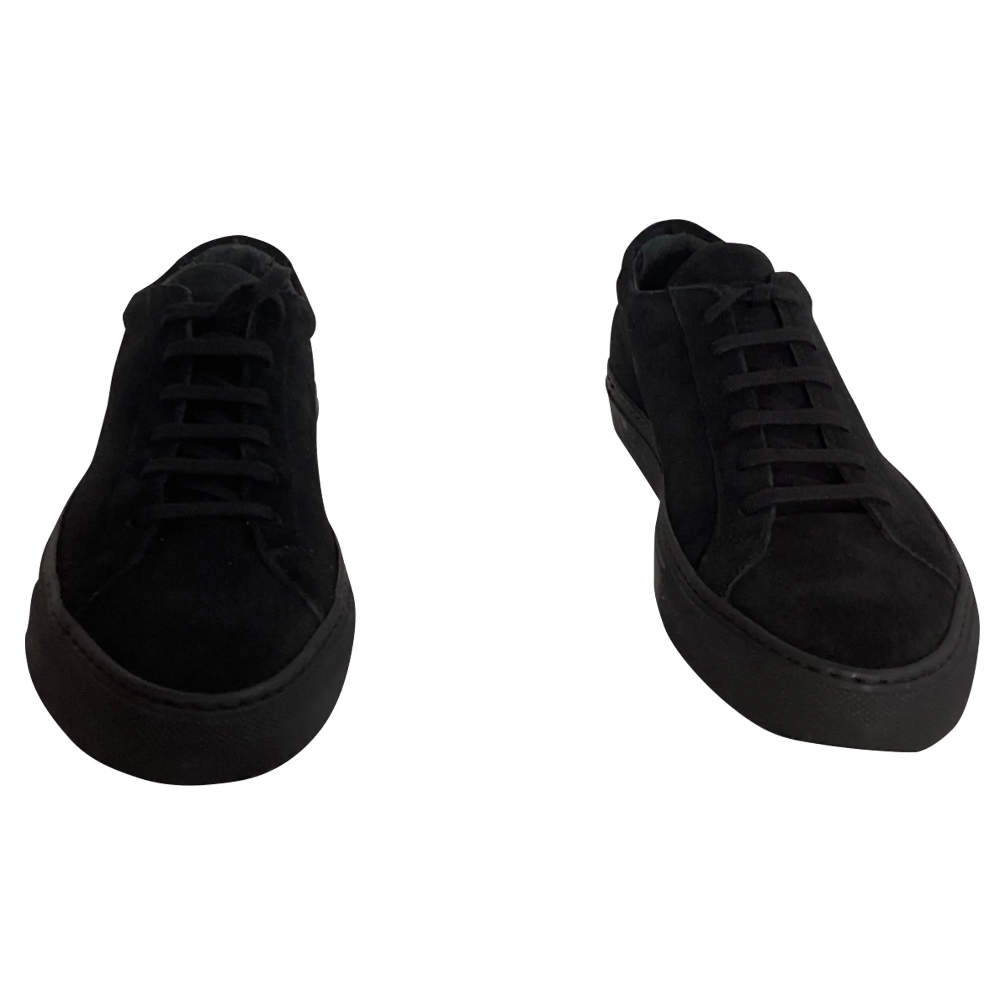 Common Projects Original Achilles Sneakers in Black Suede