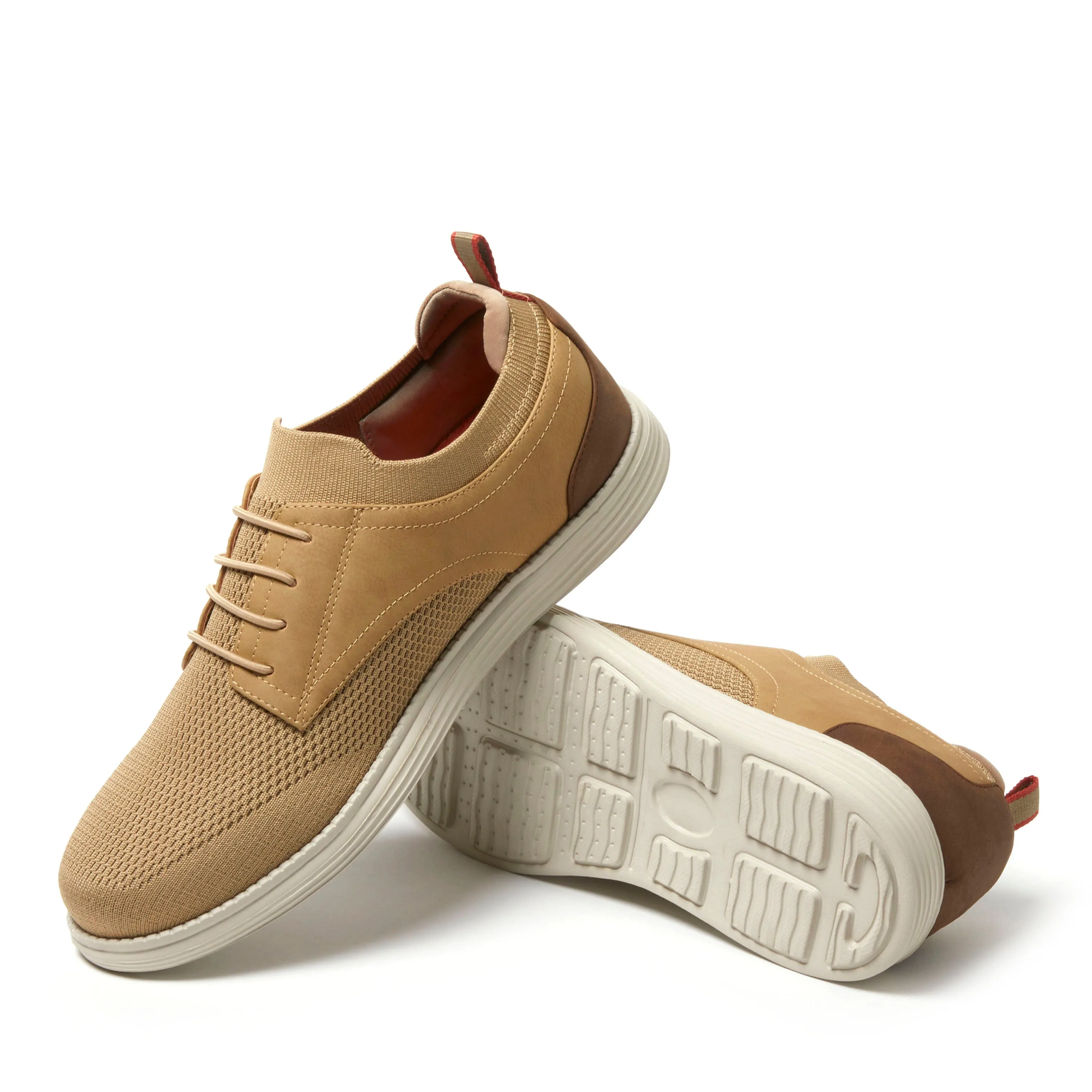 Dearfoams Men's Nash Stretch Knit Oxford Slip On Sneaker