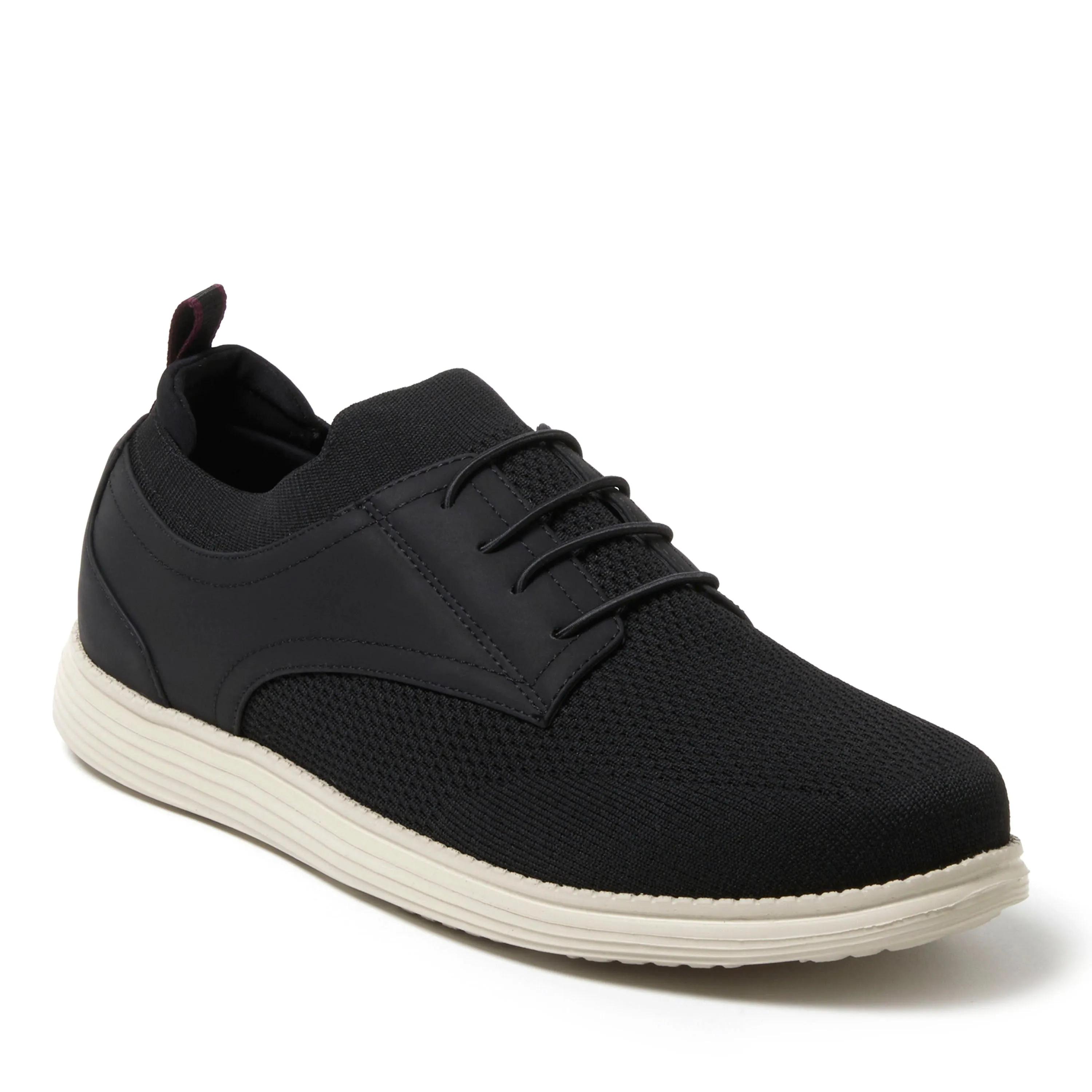 Dearfoams Men's Nash Stretch Knit Oxford Slip On Sneaker