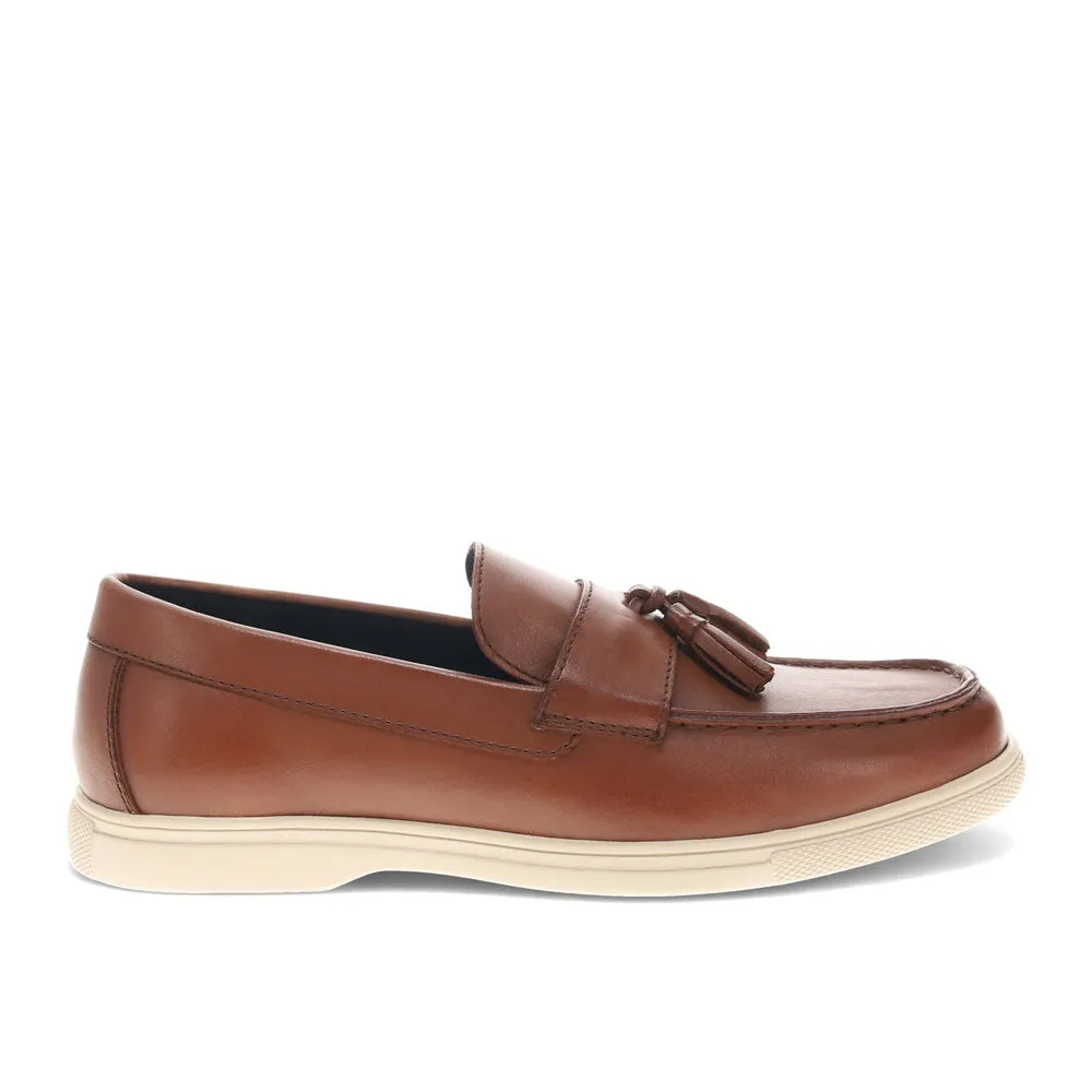 Dockers Mens Belton Genuine Leather Casual Slip On Tassle Loafer Shoe