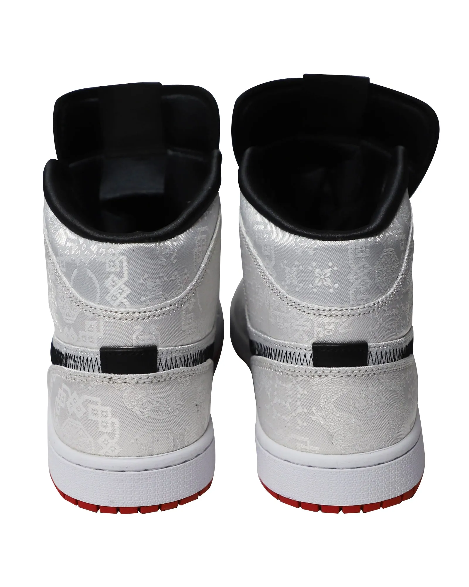 Edison Chen x Air Jordan 1 Mid Fearless CLOT in White Canvas
