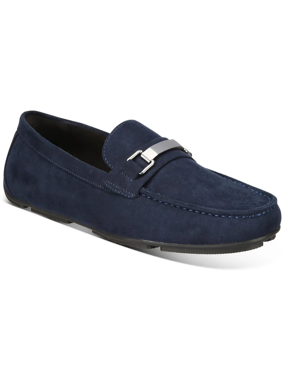 Egan Mens Faux Leather Driving Moccasins