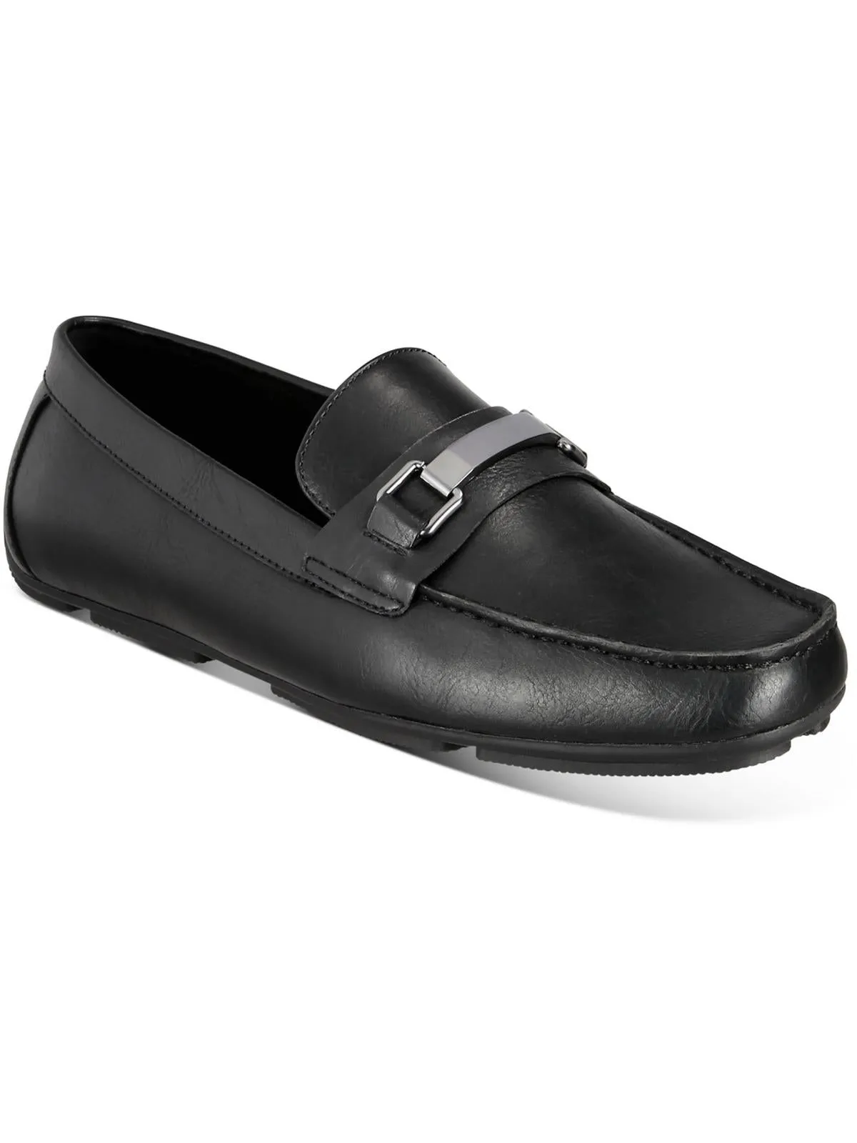 Egan Mens Faux Leather Driving Moccasins