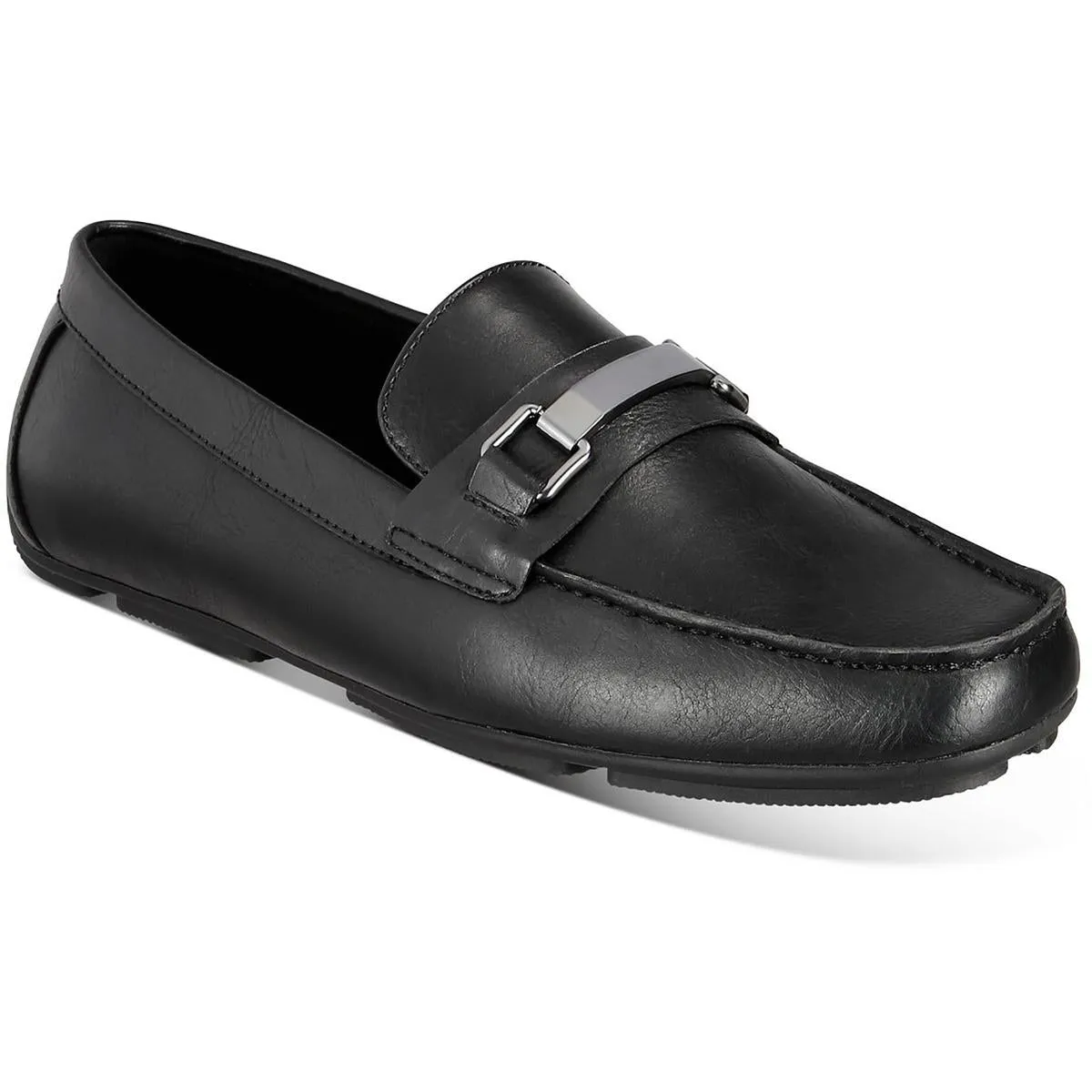 Egan Mens Faux Leather Driving Moccasins
