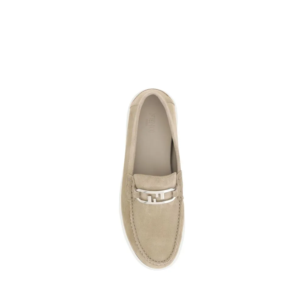 Fendi Suede leather Men's Loafers