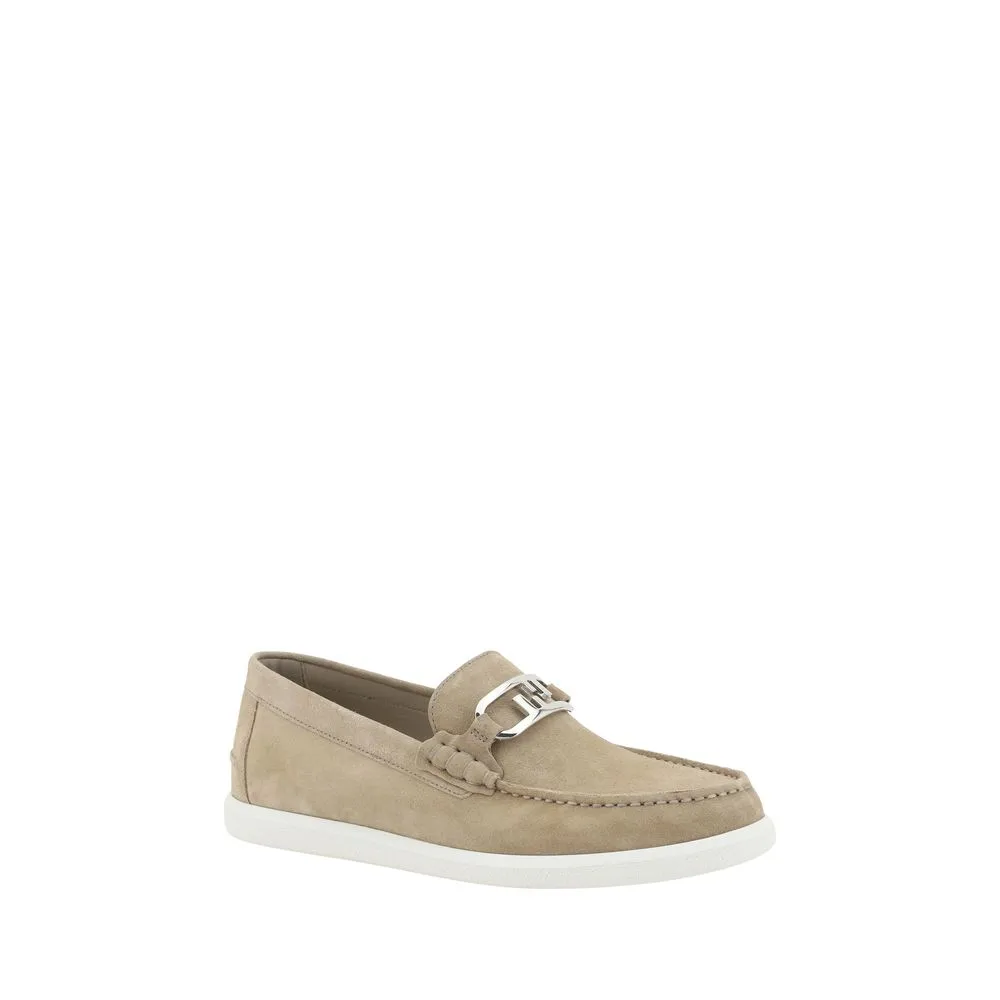 Fendi Suede leather Men's Loafers