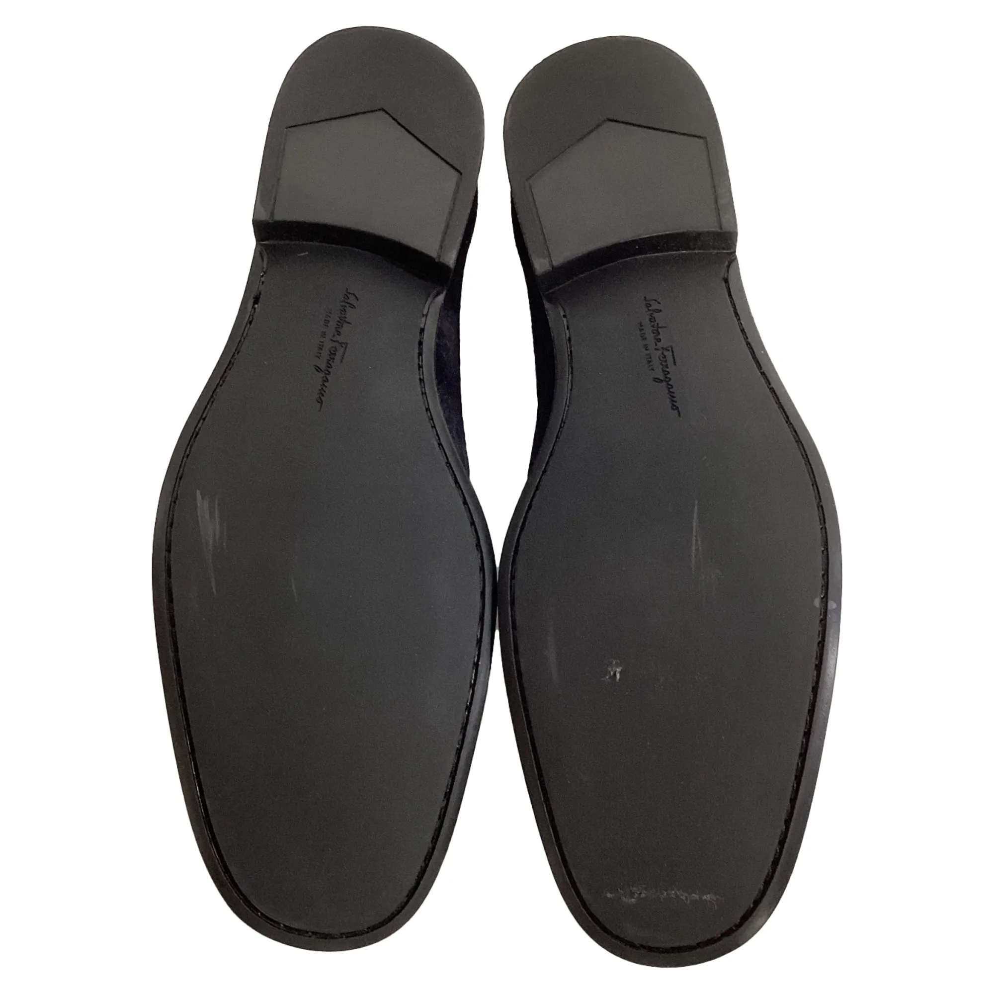 Ferragamo Adam Loafers in Black Suede