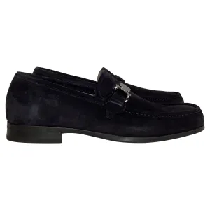 Ferragamo Adam Loafers in Black Suede