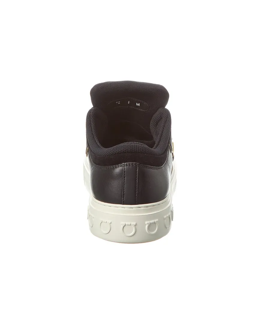 Ferragamo Beck Suede & Leather Sneaker
