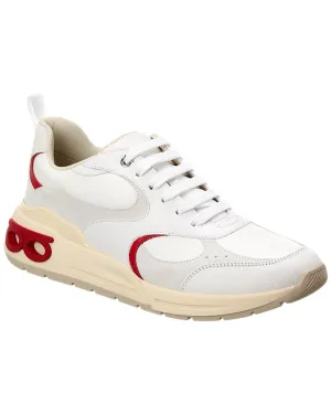 Ferragamo Leather & Suede Sneaker
