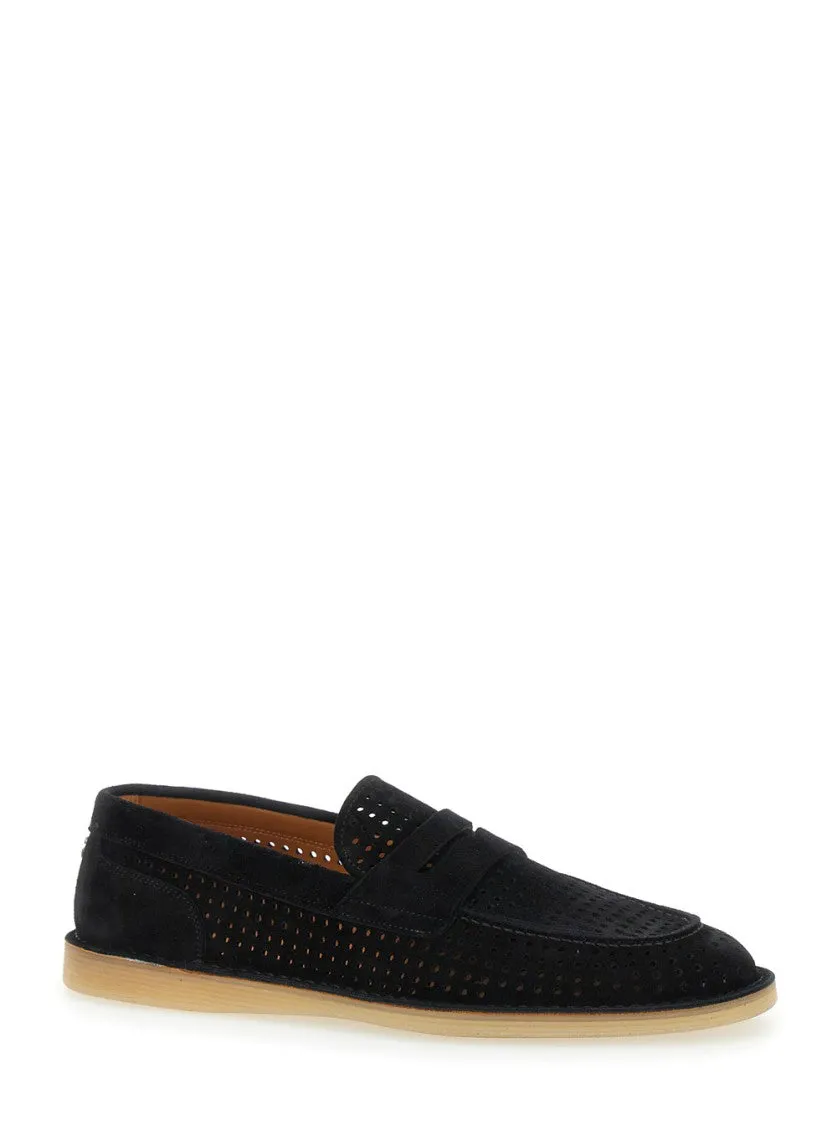 Florio' Black Loafers