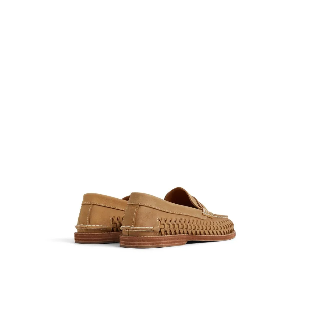 Gold Cup Woven Penny Loafer